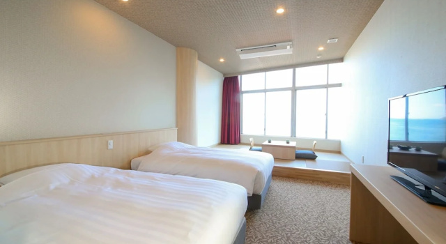 Двухместный номер Standard с видом на океан Ooedo Onsen Monogatari Hotel Suiyotei