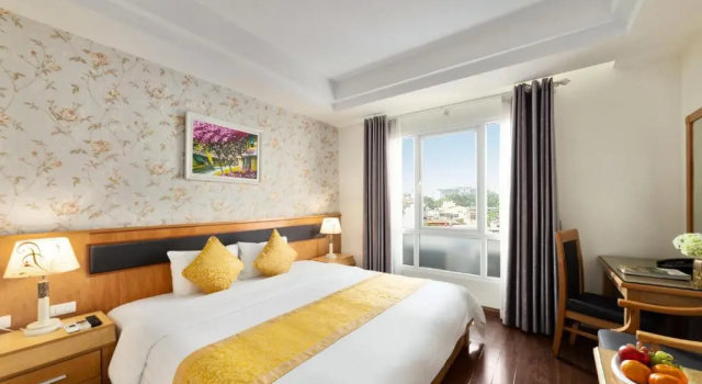 Двухместный номер Deluxe с видом на город Hanoi Sky Hotel