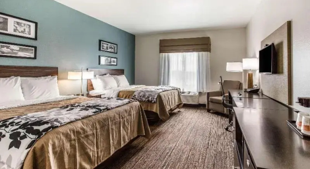 Standart dört kişilik oda Sleep Inn & Suites Bryan - College Station