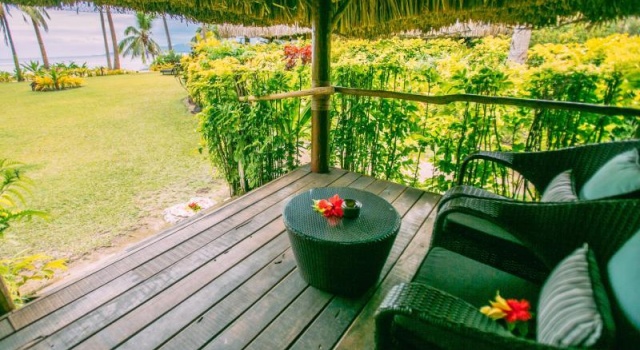 Бунгало рядом с пляжем Qamea Resort and Spa