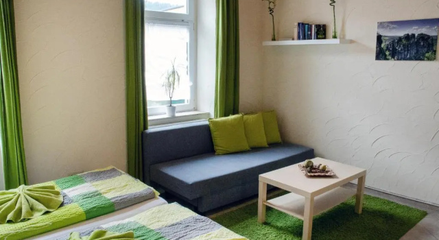 Апартаменты с 2 комнатами Haus Wettin