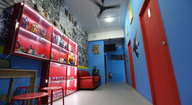 Кровать в общем номере Hero Hostel