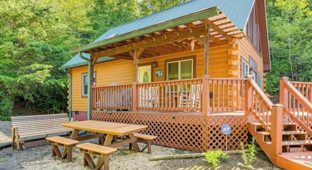 Коттедж Bryson City Cabin Rental with Views and Hot Tub
