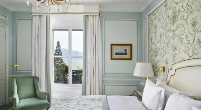 Двухместный номер Superior с видом на озеро Beau-Rivage Palace