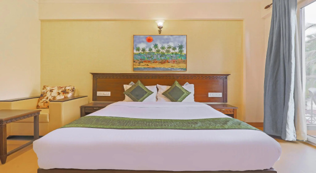 Двухместный номер Deluxe Treebo Premium Dona Eliza, 700 Meters From Calangute Beach
