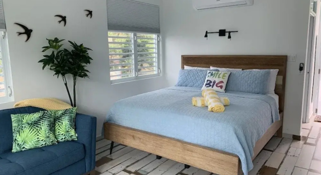 Двухместный люкс с балконом и с частичным видом на океан The Beach Pad Puntas