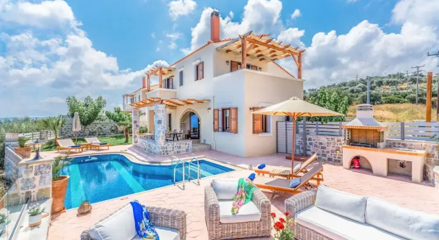 Вилла Family Kantifes Villa w Private Pool sea View