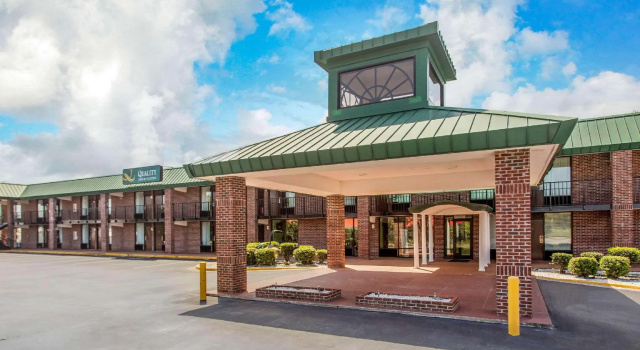 Кровать в общем номере Quality Inn & Suites Vidalia