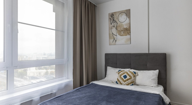 Uyutnaya Studiya Flat, Boek Appartement SZAO Area Moskou, in de buurt van Streshnevo MCC Station