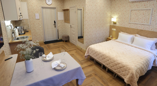 Arabika V Kvartire 12 50 Metrov Do Kremlya Apartments, Rezerwuj Apartament Nizhny Novgorod region , w pobliżu Chkalovskaya Staircase