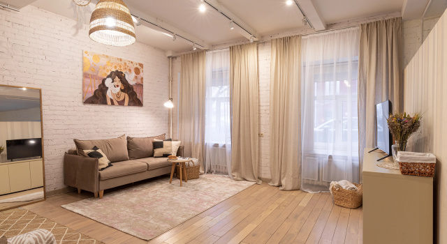 V Dome Poetov Na Patriarshikh Prudakh Flat, Rezervovat Apartmán CAO Area Moskva