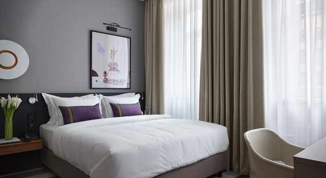 Deluxe Dvoulůžkový s manželskou postelí pokoj Heliopark Empire