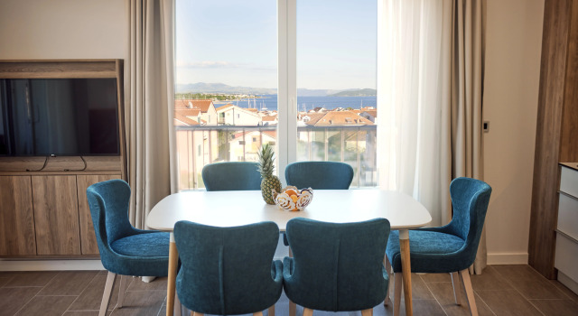 Апартаменты с 2 комнатами с балконом и с видом на море Arancini Residence