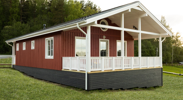 Коттедж с 2 комнатами с балконом и с красивым видом из окна База Отдыха Forrest Lodge Karelia