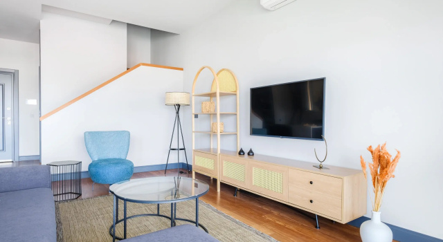 Апартаменты Дуплекс с 2 комнатами с балконом и с красивым видом из окна Benesta Residence by NewInn