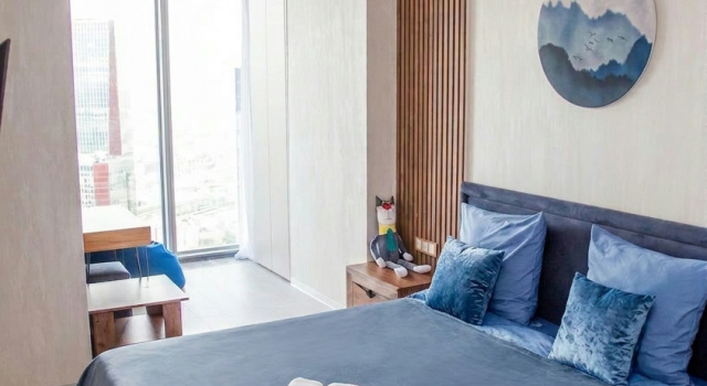 S Vidom Na Gorod I Reku 54 7 Apartment, Buchen Sie Ferienwohnung CAO Area Moskau