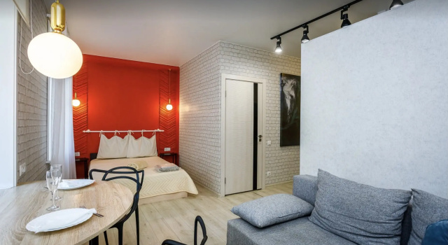 Flat Studiya S Bolshoy Krugloy Vannoy I Kaminom, Rezervovat Apartmán Chabarovsk Krasnodar