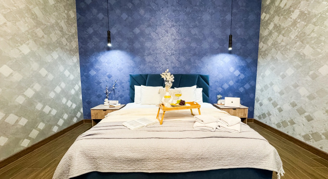 Люкс с 2 комнатами с видом на город Гостиница Мекам