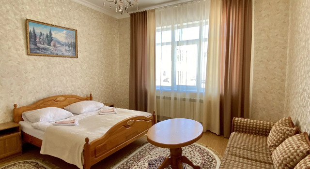 Жайлылық Қосарлы бөлме көрініспен Marika Guest House