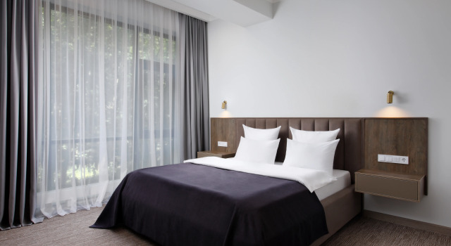 Двухместный номер Forrest Deluxe с балконом и с видом на лес Отель Оздоровительный Комплекс Затерянный Рай у Машука