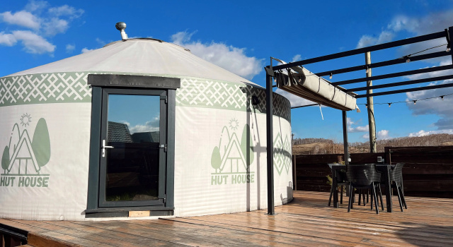 Люкс Superior с красивым видом из окна Hut house