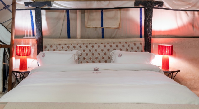 Тент с видом на сад Курортный отель Kasbah Agafay Spa