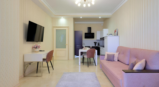 Апартаменты Green Park 90, Забронировать Апартаменты/квартира Отели Кисловодска с бассейном, Бассейн