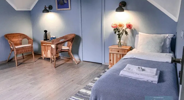 Одноместный номер Мансарда Гостевой дом River Villa