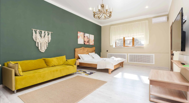 Двухместный номер Deluxe с видом на улицу Гостевой дом Розмарин