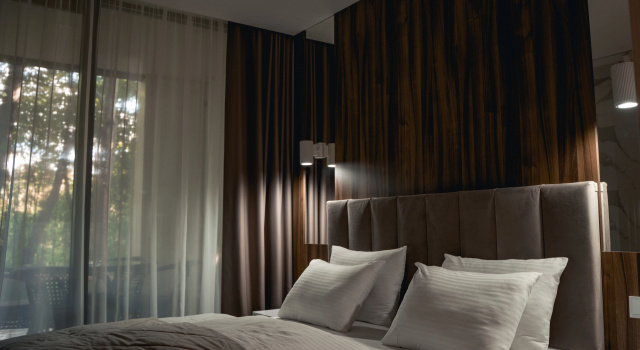 Студия Комфорт с балконом и с красивым видом из окна Отель Монтевиль by Adamand Resort