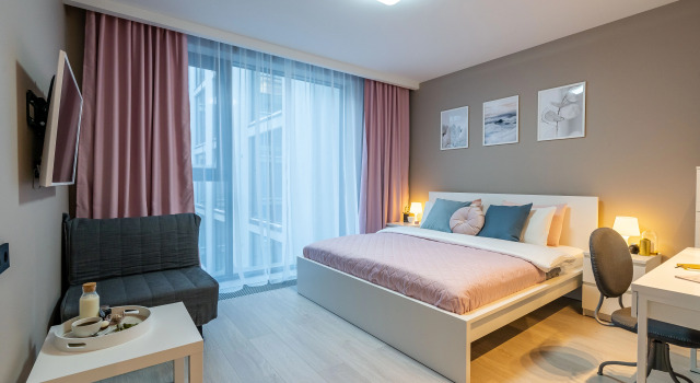 Sova Yard Rozovyye Apartments, Book Lejlighed Tsentralny district Sankt Petersborg