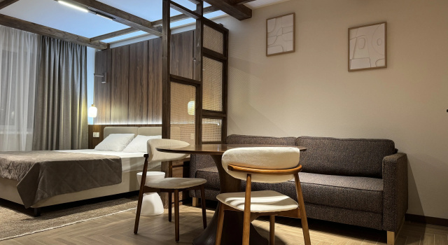 Студия Premium с видом на горы База отдыха Forest Inn