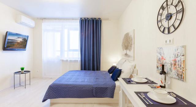 Studiya s Vidom na Volgu Apartment, Rezervovat Apartmán Oktyabrsky district Samara, blízko Zagorodnyy Park