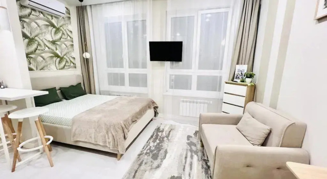 Svetlaya s dizajnerskim remontom okolo metro Apartment, Book Lejlighed UAO Area Moskva, nær Shipilovskaya Metro Station