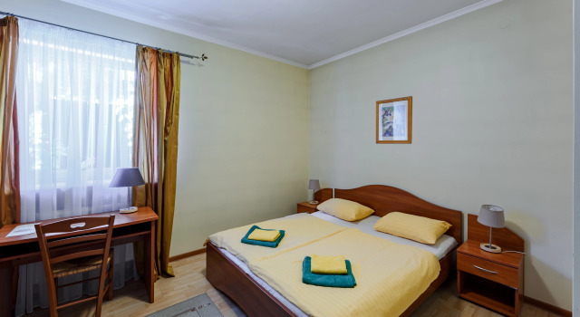 Standard dublă cameră cu balcon și cu vedere Guest House Na Kashtanovoj