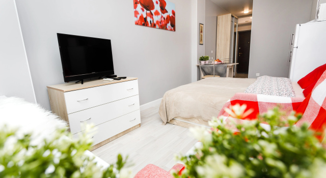 Двухместные апартаменты с красивым видом из окна Апартаменты Apartanik.Малышева 42 а-612