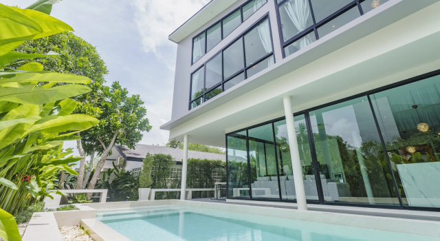 Вилла Harmony chic 3br retreat with pool near beaches, Забронировать Вилла Виллы Пхукета, Вилла
