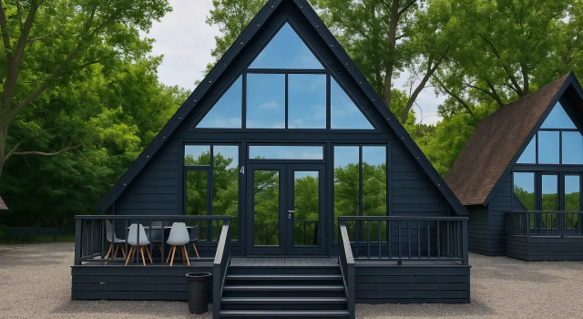 No. 4 A-frame Zagorodny Kompleks Topolya Recreation center