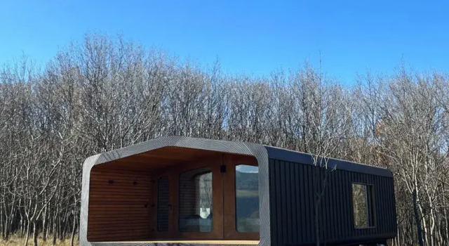 Brobarn2 с видом на горы Глэмпинг Медовые холмы