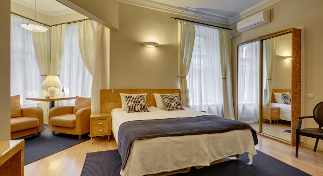Двухместный номер Deluxe с красивым видом из окна Меблированные комнаты Аничков HotelsTeam