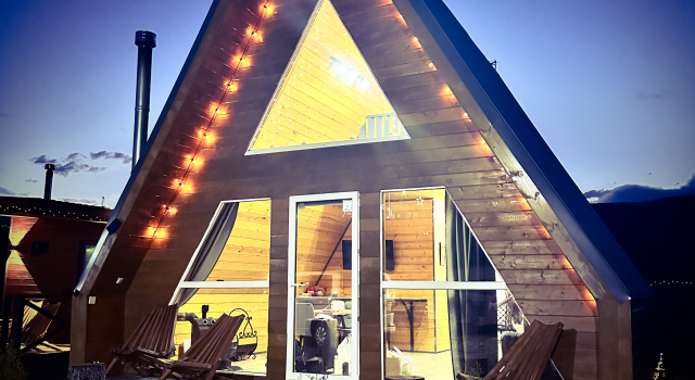 Частный дом А-фрейм СТ Кисловодск, Забронировать Дом для отпуска Виллы Кисловодска, Вилла