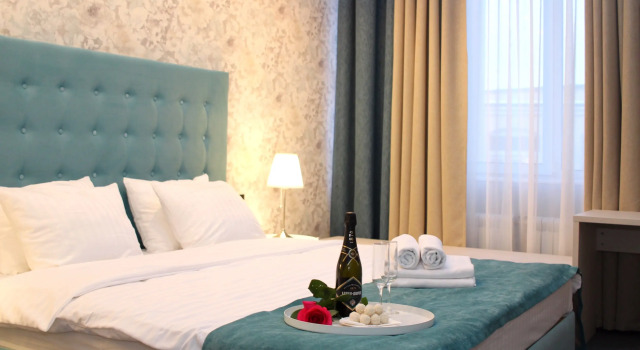 Komfortní Dvoulůžkový s manželskou postelí pokoj Library Hotel