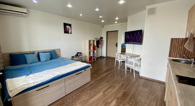 Vash Idealny Otdykh na Vysote s Panoramnym Vidom na Reku Flat, Rezervovat Apartmán Kalininsky district 