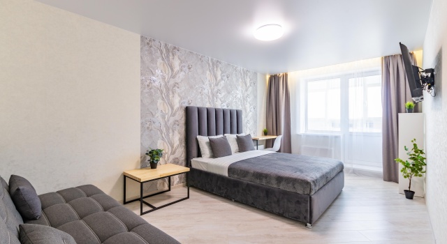 Апартаменты с 2 комнатами с балконом Апартаменты DreamHouse у аэропорта Кольцово