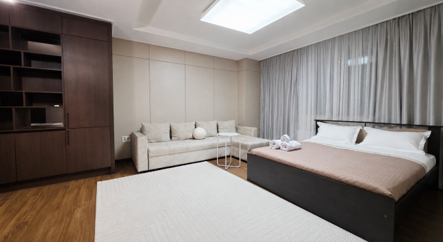 Vozle Posolstva SSHA S Shikarnym Vidom Na Mechet 16 etaj Apartments, Rezervați Apartament Astana Kazahstan