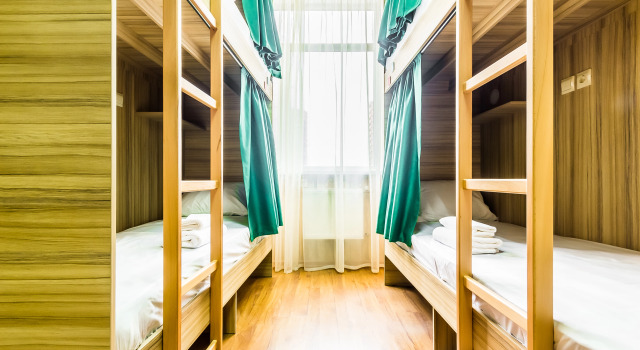 Кровать в общем номере (мужской номер) Хостел Биксбит