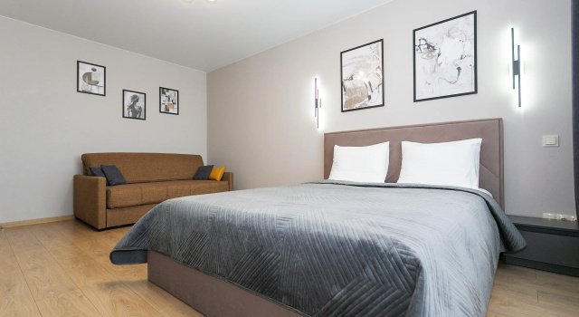 Uyutnaya Kvartira U Metro Pl.marksa Flat, Boek Appartement Novosibirsk Novosibirsk