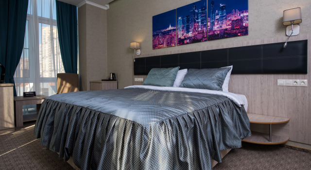 Двухместный номер Deluxe с видом на город Конгресс Отель Краснодар