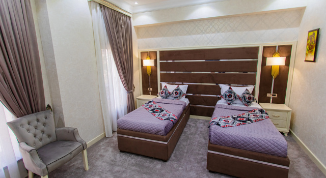 Двухместный люкс с видом на город Shaxzoda Elite Hotel