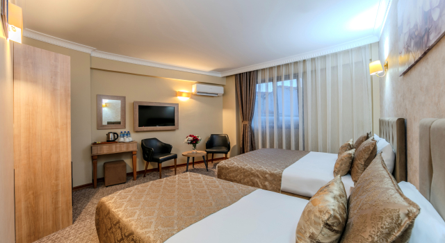 Standardowy dwuosobowy pokój Sultan Hamit Hotel